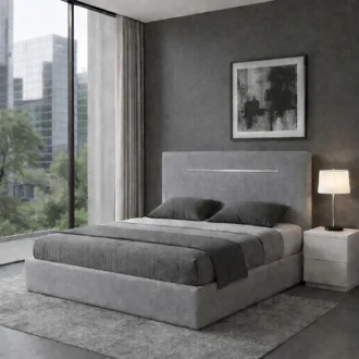 The Inox bed was designed for those seeking a perfect balance between modern design, comfort, and functionality.