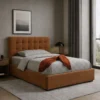 A Cama Vitória foi criada para unir conforto, elegância e funcionalidade, tornando-se o destaque ideal para um quarto moderno e acolhedor.